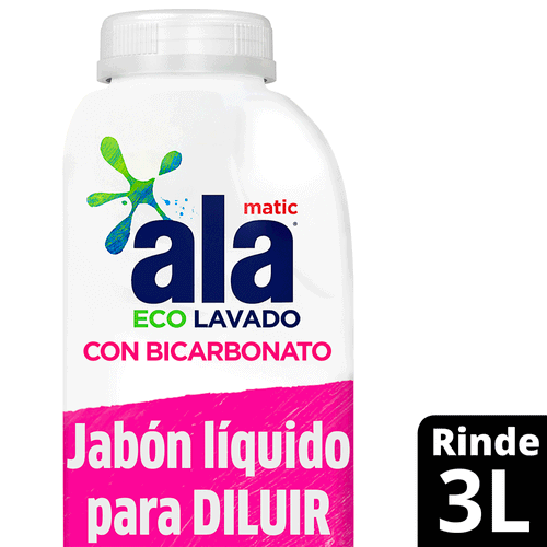Jabón Líquido Para Diluir Ala Con Bicarbonato 500ml