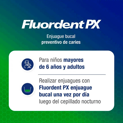 Enjuague Bucal Fluordent Px 250ml