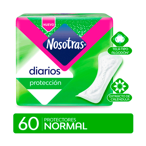 Protectores Diarios Nosotras Normal 60 u
