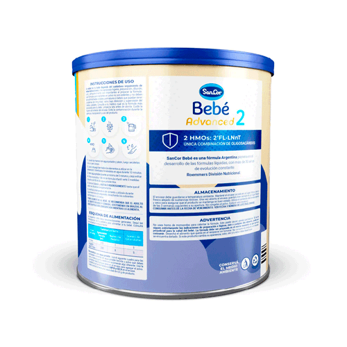 SanCor Bebé  2 Advanced Lata 800 gr