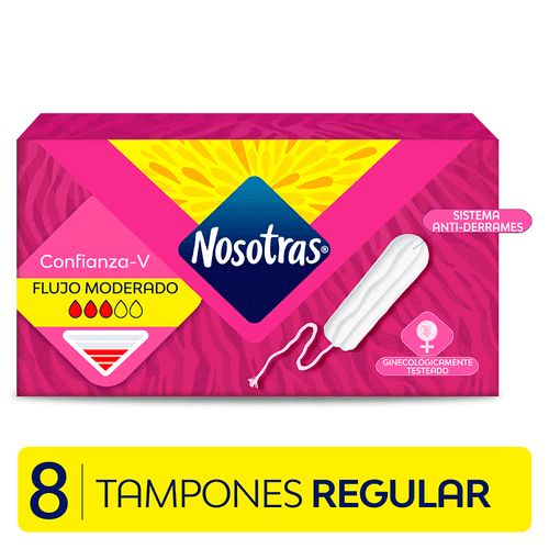 Tampones Sin Aplicador  Regular 8 u