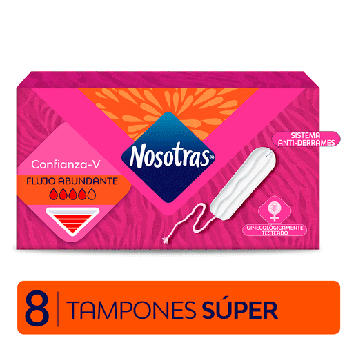 Tampones Sin Aplicador Super 8 u