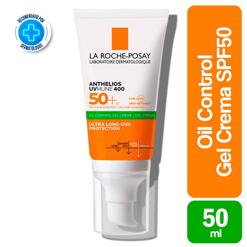 Protector-Solar-Facial-Anthelios-UVMUNE-400-Oil-Control-Gel-Crema-FPS50-50ml-3337875546430