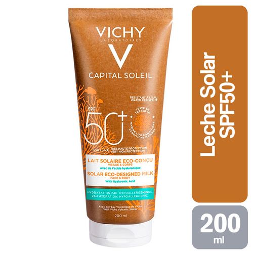 Leche Solar Eco-Diseñada FPS50+ Vichy 200ml