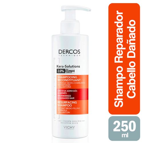 Shampoo Reparador Dercos Kera-Solutions Vichy 250ml