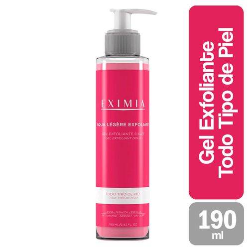 Gel Facial Aqua Légère Exfoliant Eximia 190ml