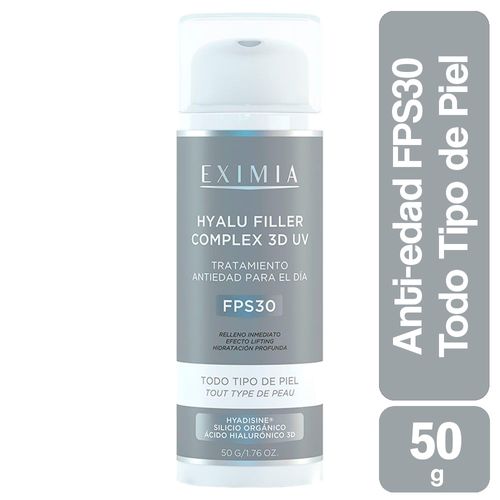 Tratamiento de Día Antiedad Hyalu Filler FPS30 Eximia 50g
