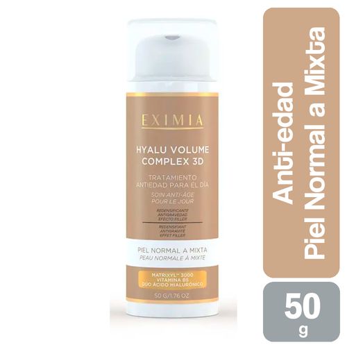 Tratamiento Anti-edad de Día Hyalu Volume Complex 3D Eximia 50g