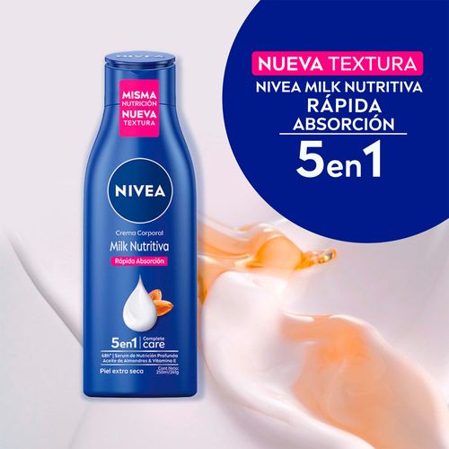 Milk Nutritiva Rápida Absorción Nivea 250ml