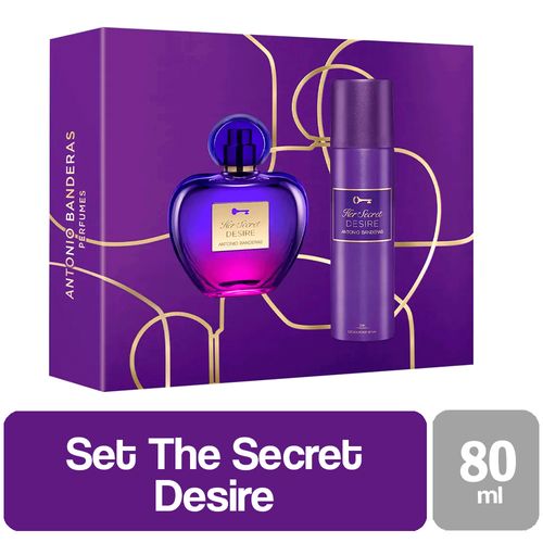 Set The Secret Desire Eau De Toilette 80ml + Desodorante Spray 150ml
