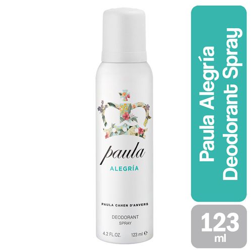 Antitranspirante En Aerosol Paula Alegría 123ml