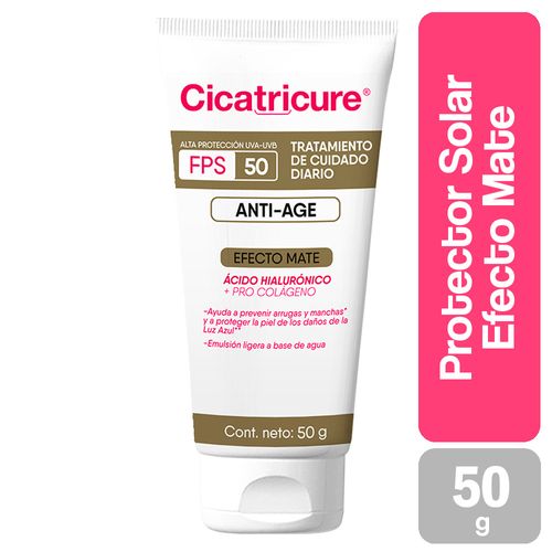 Protector Solar FPS50 Anti-age Cicatricure 50g