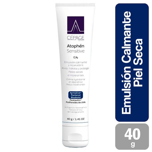 Emulsión Calmante y Reparadora Atophén Sensitive Cepage 40g