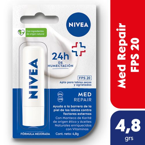 Bálsamo Labial Humectante Nivea Med Repair