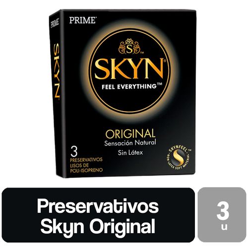 Preservativo Skyn Original Sin Látex 3u