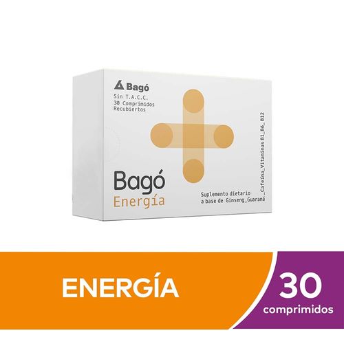 Suplemento Dietario Bagó + Energía 30 Comprimidos Recubiertos