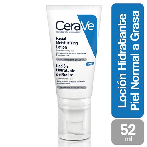 Loción Hidratante Facial de Noche CeraVe 52ml