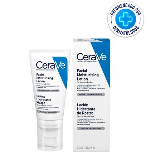 Loción Hidratante Facial de Noche CeraVe 52ml