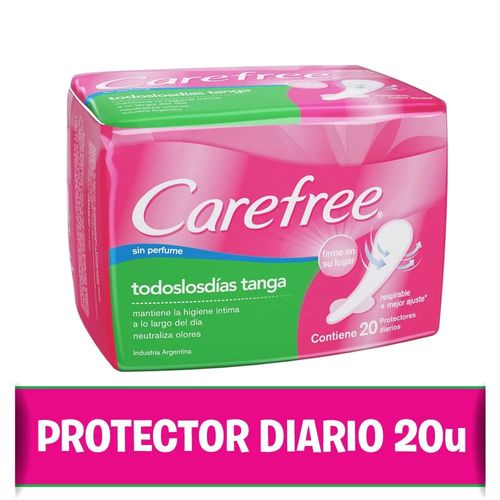 Protectores Diarios Todos Los Dias Tanga 20u