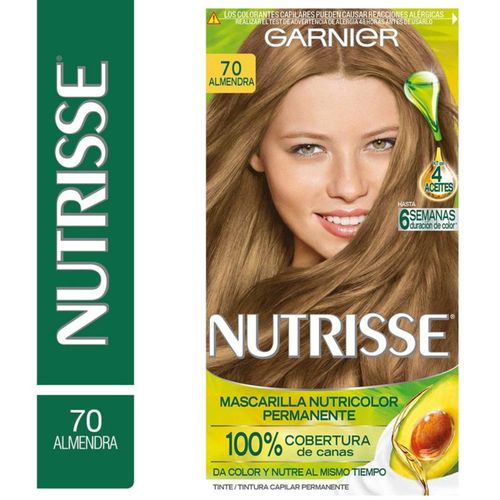 Kit Completo De Coloración Permanente Nutrisse Clásico Tono 70 Champaña 45gr