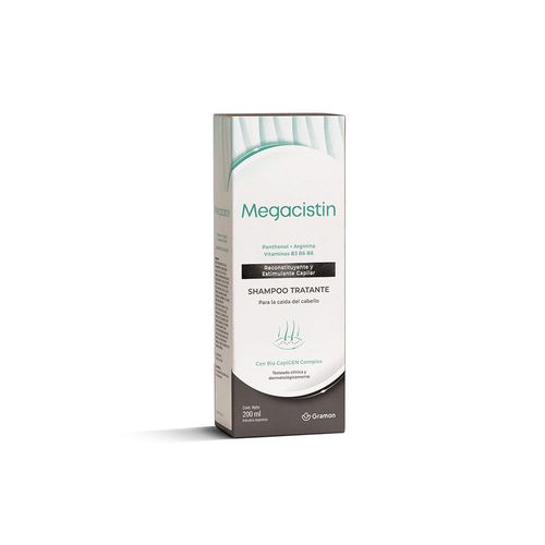 Shampoo Tratante Anticaida Fortalecedor Megacistin 200ml