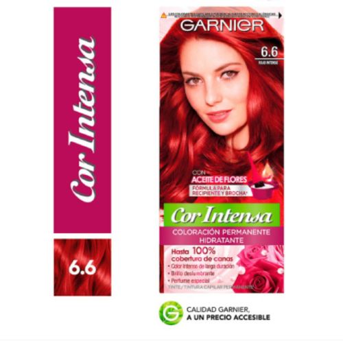 Kit De Coloración Permanente Mini Cor Intensa Tono 6.6
