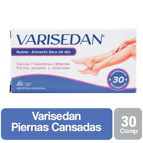 Varisedan Extracto Seco de Ajo 30 Comprimidos Recubiertos