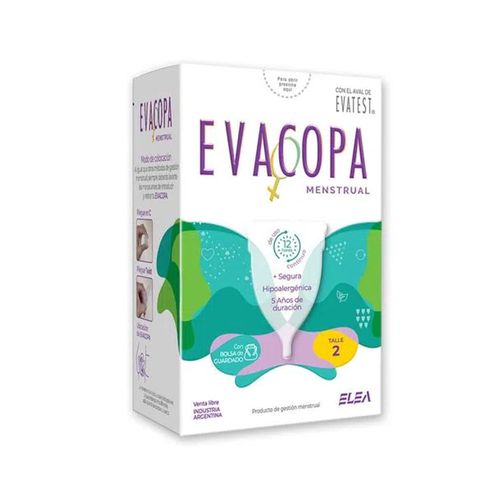Evacopa Menstrual Hipoalergénica Talle 2