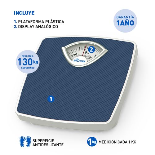 Balanza Personal Antislip Blue BM100