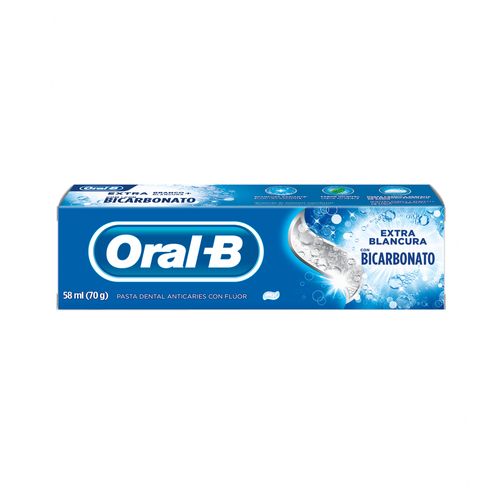 Crema Dental Extra Blanco con Bicarbonato Oral B 58ml