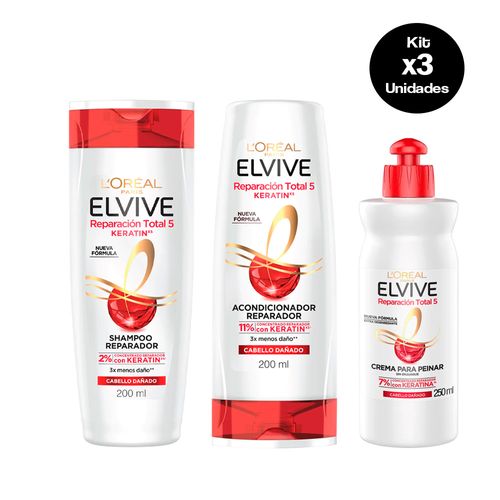 Kit Elvive Reparación Total 5+