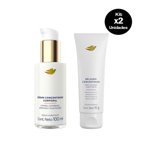 Kit Dove Serum Corporal 100ml + Bálsamo Para Talones 90g