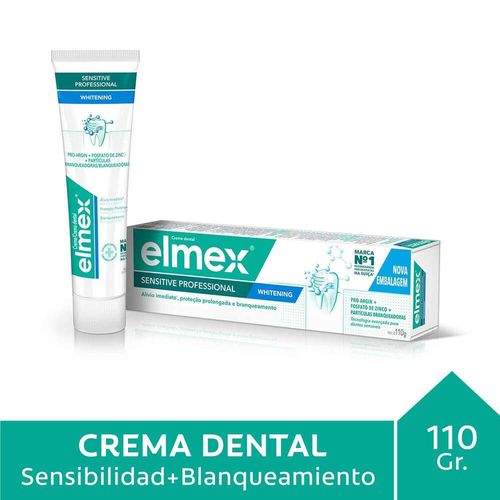 Crema Dental Sensitive Professional Whitening Elmex 110g