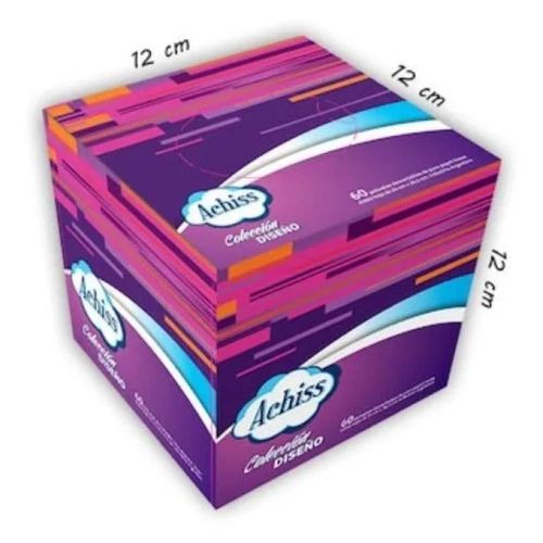 Pañuelos Descartables Doble Hoja Caja Achiss 60u