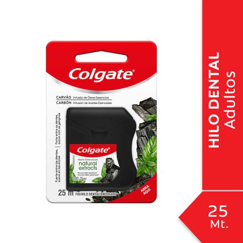 Hilo Dental Colgate Natural Charcoal 25mts