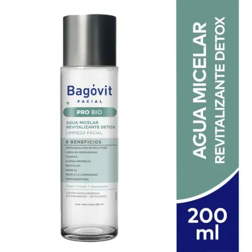Agua Facial Micelar Revitalizante Pro Bio Bagovit 200ml