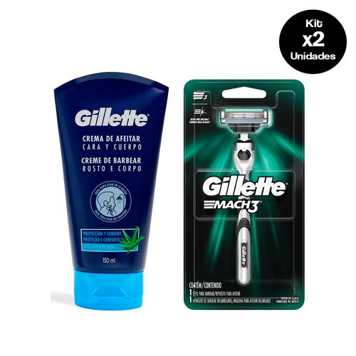 Combo Mach3 y Crema Super Shave