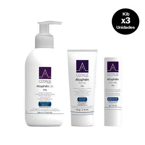 Combo Cepage Atophén Rutina Completa Pieles Intolerantes