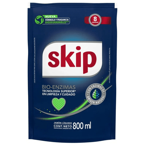 Jabón Líquido Bio-Enzimas Skip 800ml