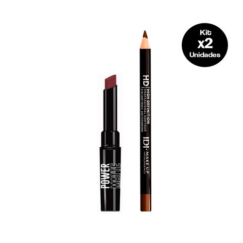 Lip Combo IDI Delineador de Labios + Labial en Barra