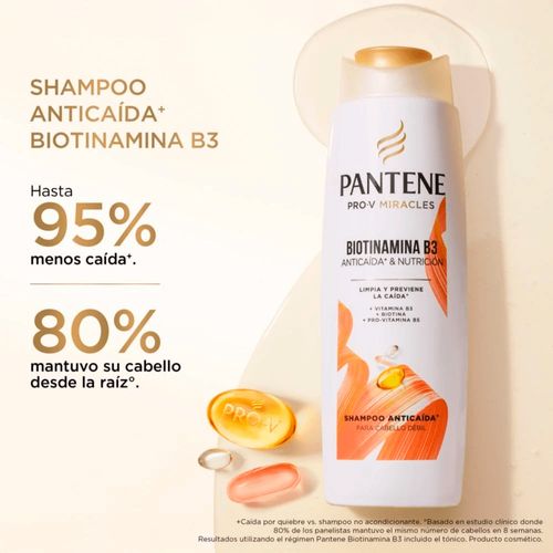 Shampoo Pantene Biotina B3 Anticaída 300ml