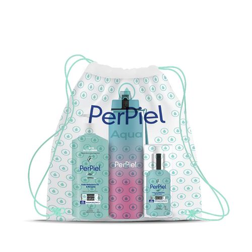 Combo Aqua Crema Gel con Ácido Hialurónico 7D Perpiel