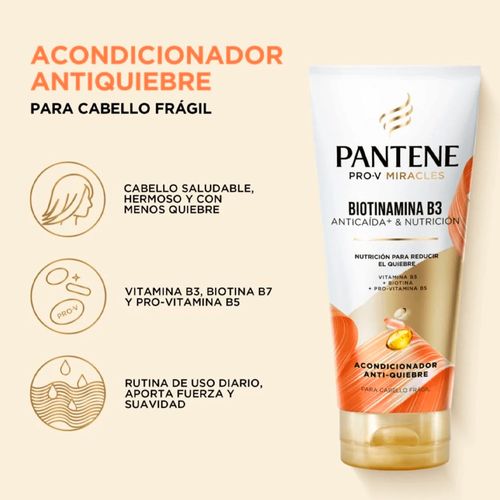 Acondicionador Pantene Biotinamina B3 Anticaída 300ml