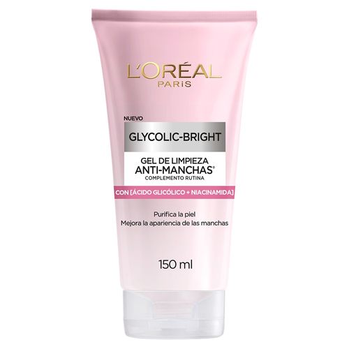 Gel de Limpieza Anti-manchas Glycolic-Bright L'Oréal 150ml