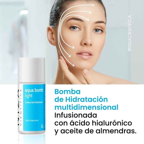 Crema Gel Hidratante Aqua Bomb Light Niza 50g