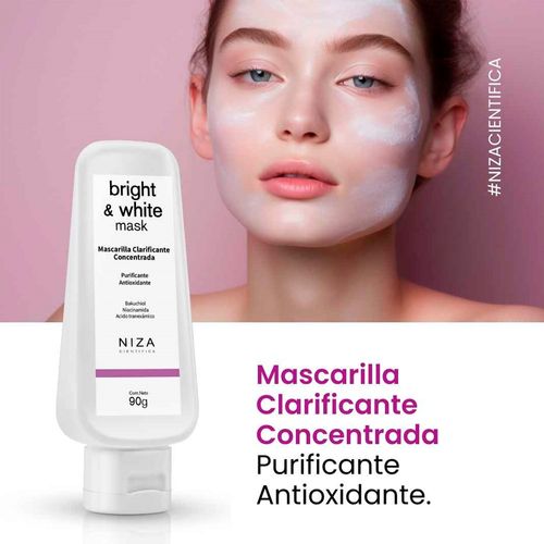 Mascarilla Clarificante Bright & White Niza 90g