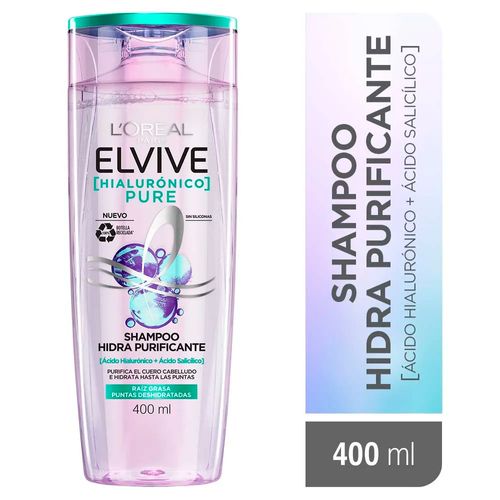 Shampoo Elvive Hialurónico Pure 400ml