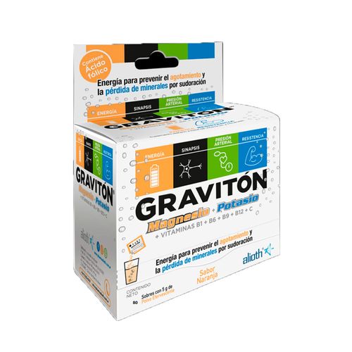 Graviton Magnesio y Potasio 80 Sobres