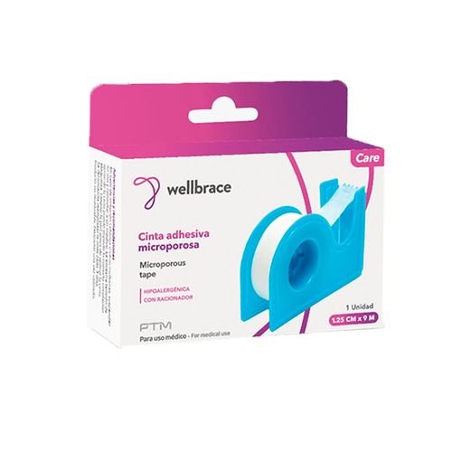 Cinta Adhesiva Microporosa 2.5cm x 9 m