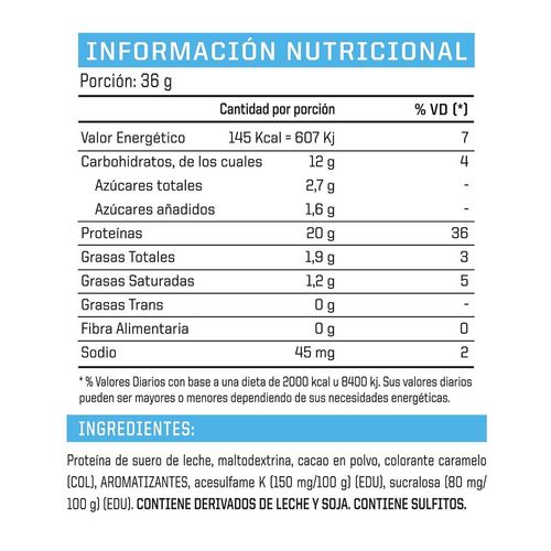 Proteína 100% Whey Chocolate ENA 900g